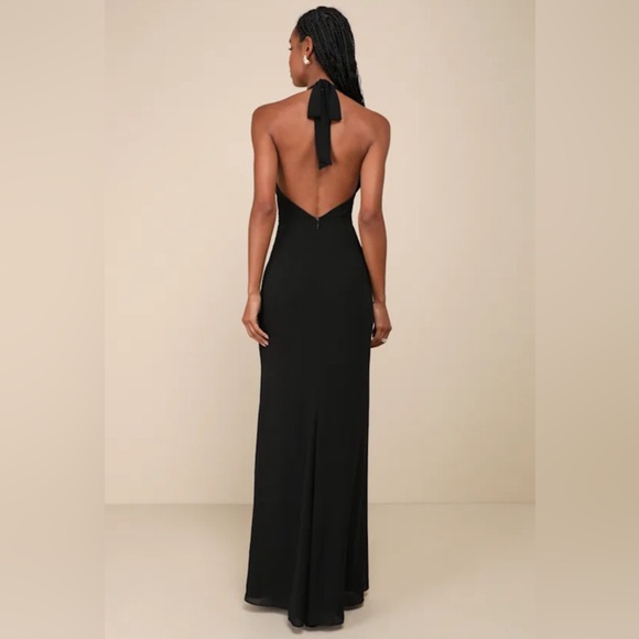 Lulus Black Halter Dress - Picture 2 of 8
